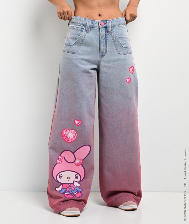 Hello Kitty® and Friends | A.LAB My Melody™ Digital Dream Analog Blue & Pink Jeans - Hello Kitty And Friends