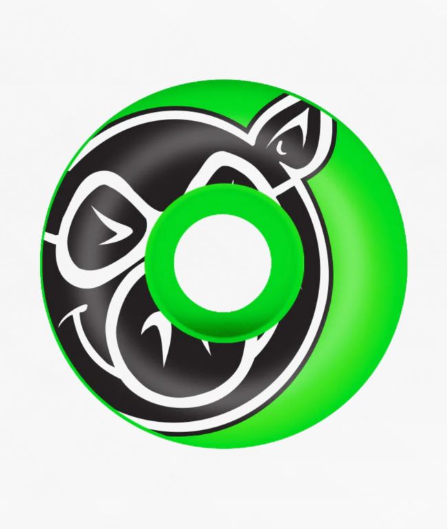 Pig Classic 52mm 99a Green Skateboard Wheels - Pig Wheels