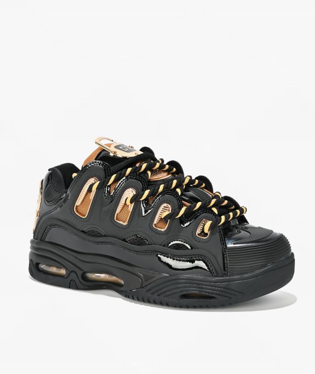 Osiris D3 2001 25 Years Black & Gold Skate Shoes - Osiris