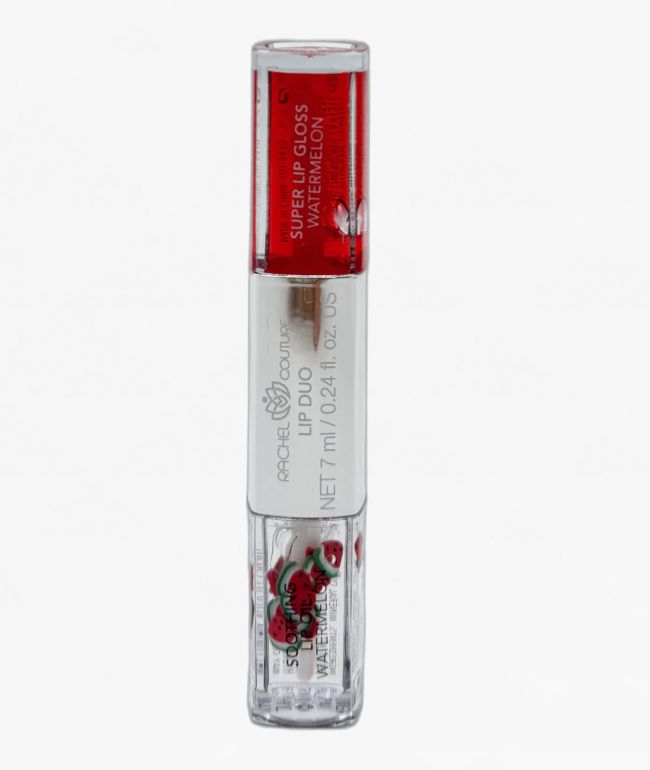 Rachel Couture Fruity Duo Watermelon Lip Gloss & Lip Oil - Bellapierre Cosmetics