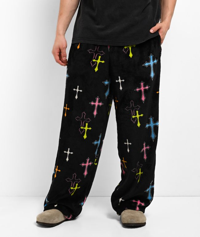 Ninth Hall Crusade Plush Black Lounge Pants - Ninth Hall