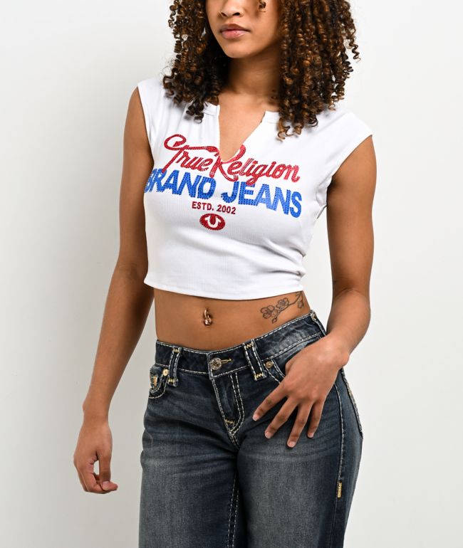 Juicy Couture Miss Juicy Pink Crop T-Shirt | Zumiez