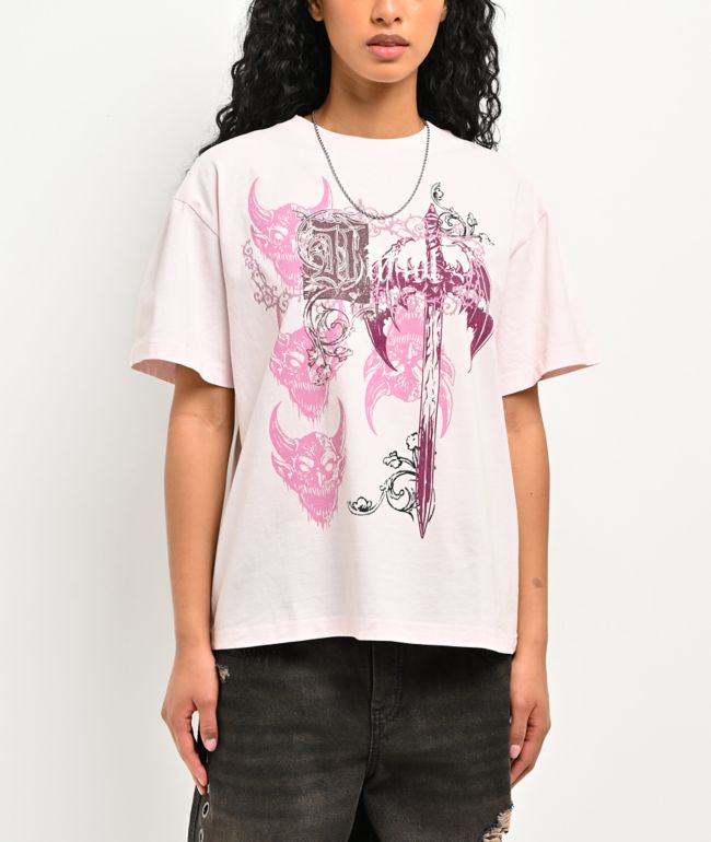 Vitriol Dark Fantasy Pink T-Shirt - Vitriol