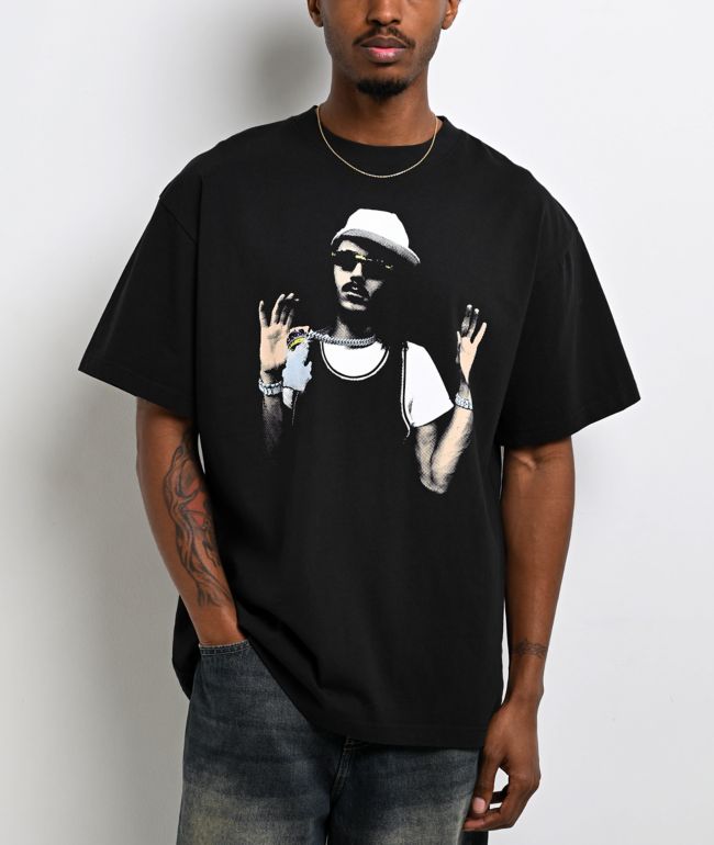 ShittyBoyz Dog Shit Militia BabyTron Bustdown Black T-Shirt - ShittyBoyz Dog Shit Militia