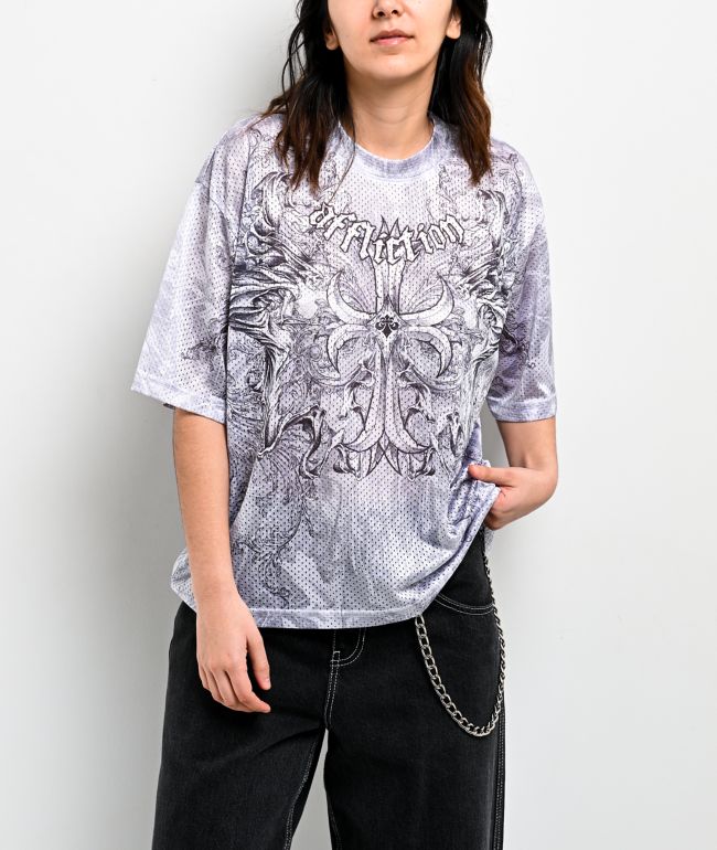 Affliction Jump Grey Oversized Jersey - Affliction