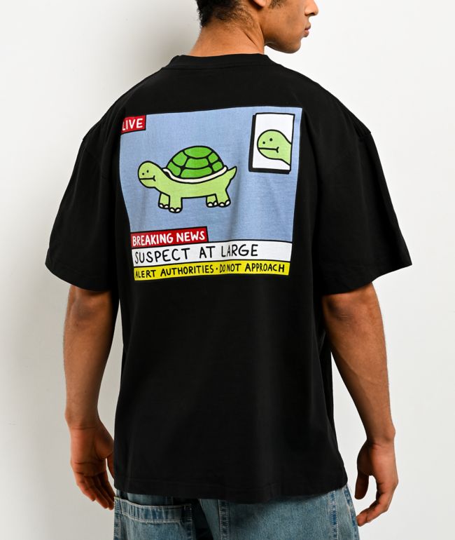 A.LAB Breaking News Black T-Shirt - A.LAB