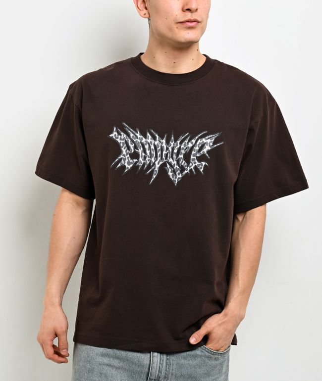 Empyre Hard Knuckle Brown Boxy T-Shirt - Empyre