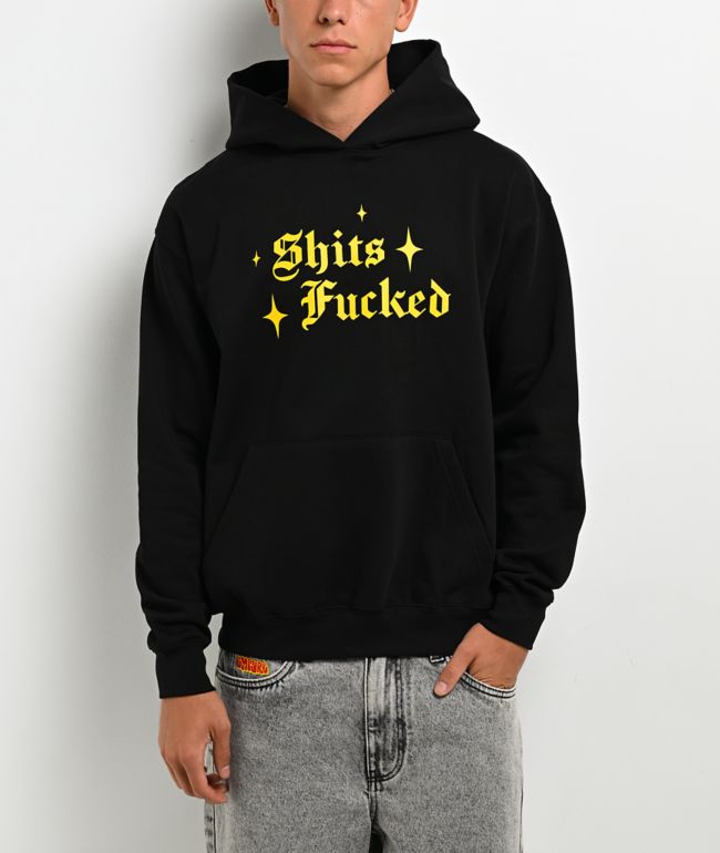 Designer Trash Sparkle Black Hoodie - Designer Trash