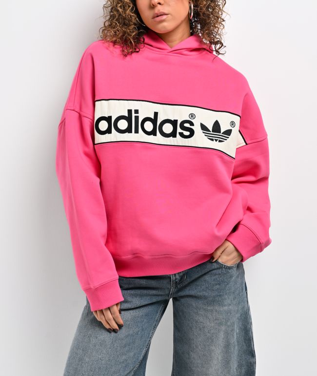 adidas Adisignature NY Block Pink Hoodie - adidas