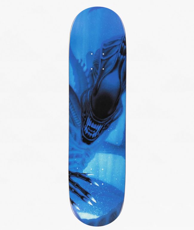 HUF X ALIEN Xenomorph Glow In The Dark 8.25" Skateboard Deck - HUF