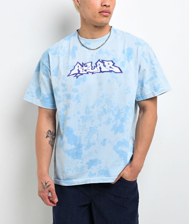 A.LAB Y2K Squad Blue Tie Dye T-Shirt - A.LAB