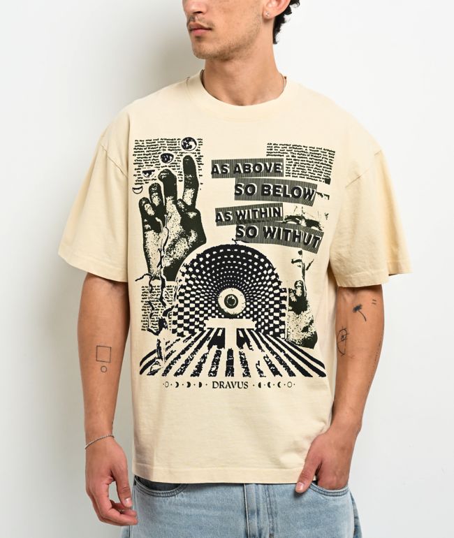 Dravus Art Therapy Off White T-Shirt - Dravus