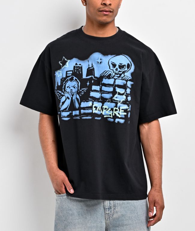 Empyre Airbrush Afterlife Black T-Shirt - Empyre