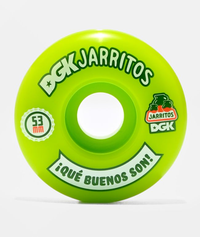 DGK x Jarritos Botella 53mm 99a Lime Skateboard Wheels - DGK