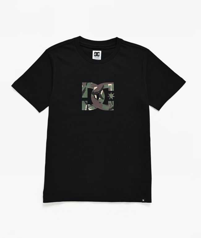 DC Kids Star Filled Black T-Shirt - DC