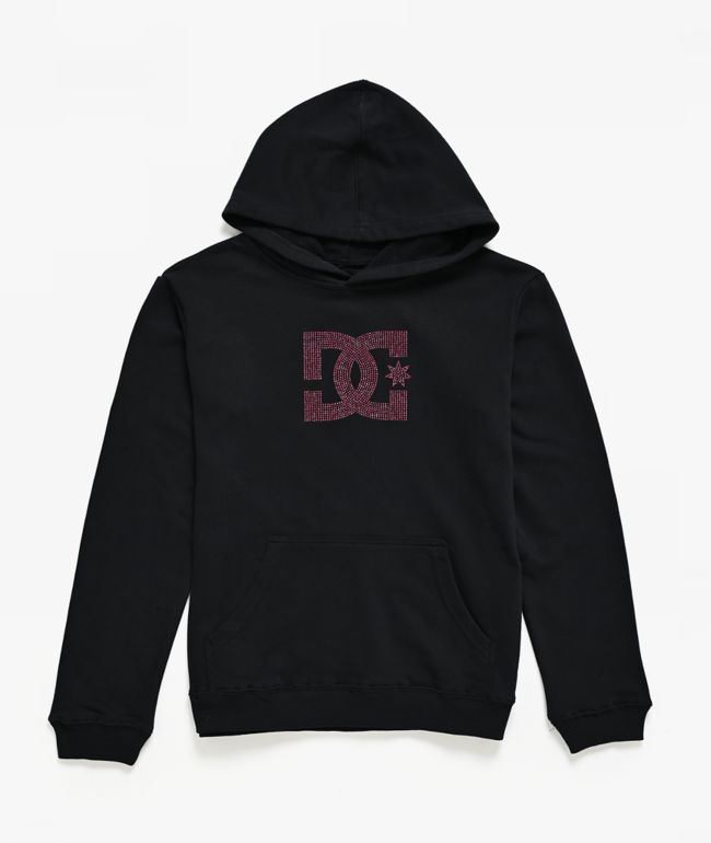 DC Kids Rhinestone Black Hoodie - DC