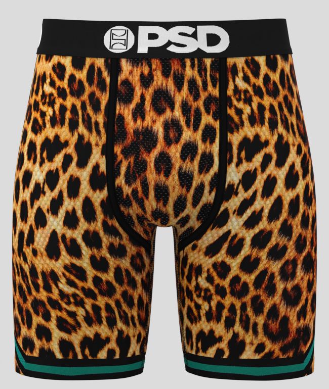 PSD Wildin Out Leopard Brown Boxer Briefs - PSD Underwear