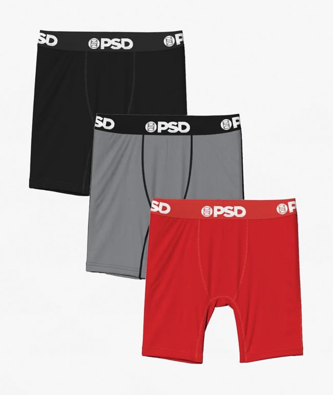 PSD Kids Core 3 Pack Boxer Briefs - PSD Underwear