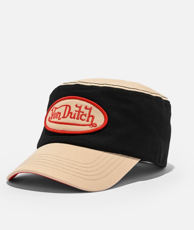 Von Dutch Black & Tan Painter's Hat - Von Dutch