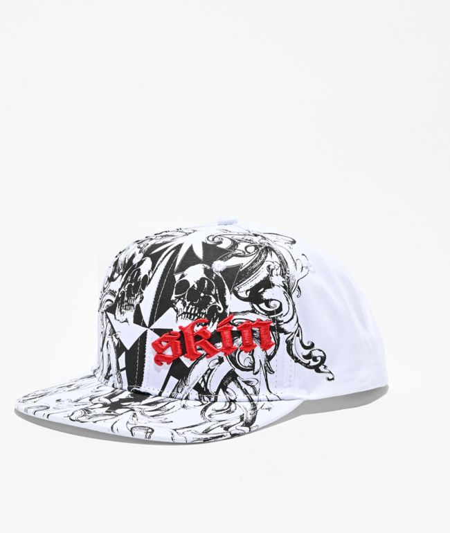 Skin Industries Apocalypse White Snapback Hat - Skin Industries