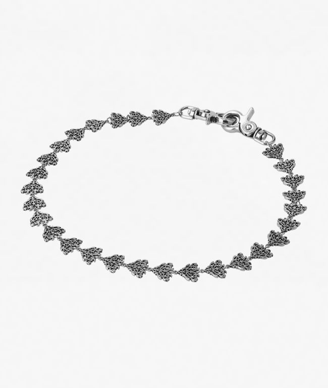 Insomnia Visuals Heart Motif Silver Pocket Chain - Insomnia Visuals