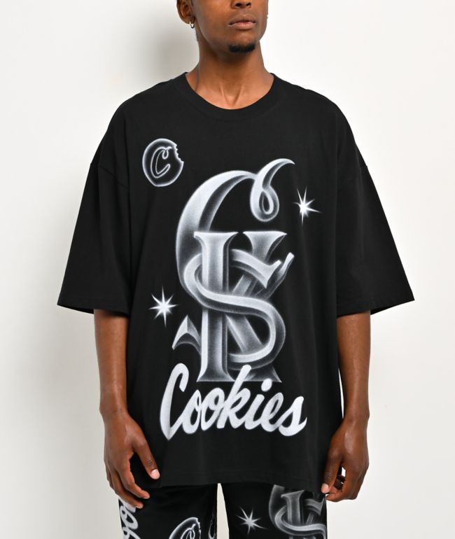 Cookies Draft Day Black Oversized T-Shirt - Cookies Clothing
