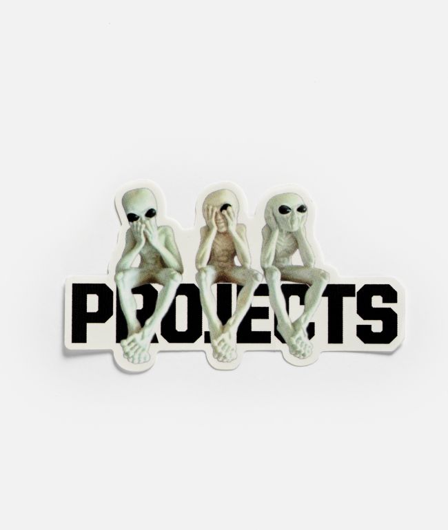 Brooklyn Projects Alien Sticker - Brooklyn Projects