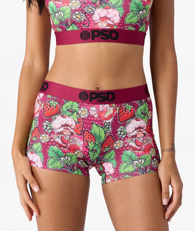 PSD x Strawberry Shortcake Dark Berry Purple Boyshort Underwear - PSD Underwear
