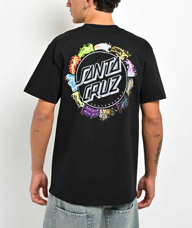 Santa Cruz x Pokémon Power Dot Black T-Shirt - Santa Cruz Skate