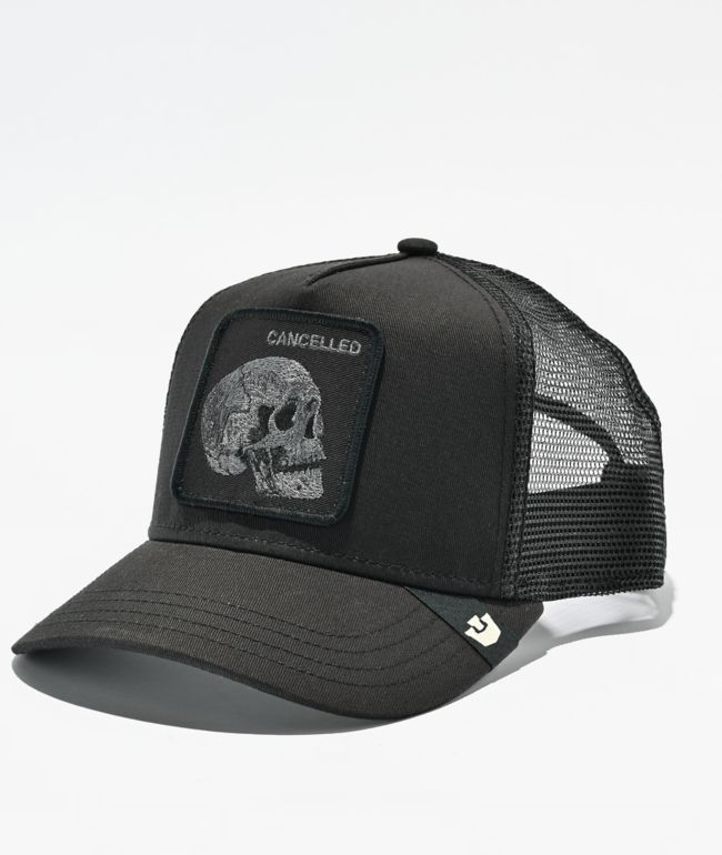 Goorin Bros. Cancelled Skull Black Trucker Hat - Goorin Bros.