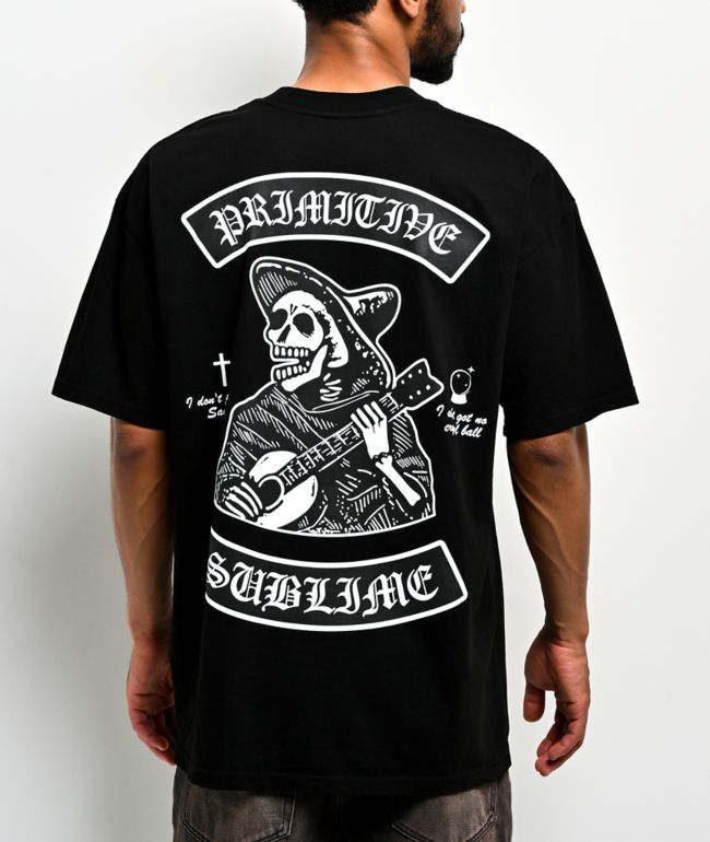 Primitive x Sublime Santeria Black Heavyweight T-Shirt - Primitive