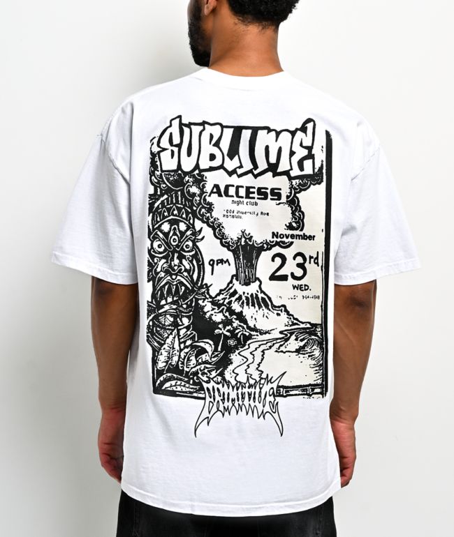 Primitive x Sublime Flyer Color Changing White Heavyweight T-Shirt - Primitive