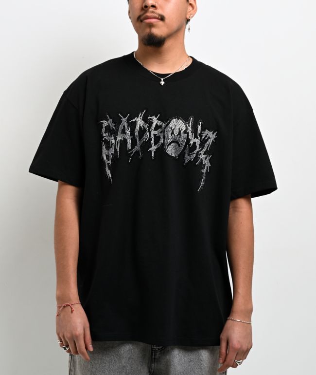 AD BOYZ by Junior H x OTXBOYZ Snowman Black T-Shirt | Zumiez