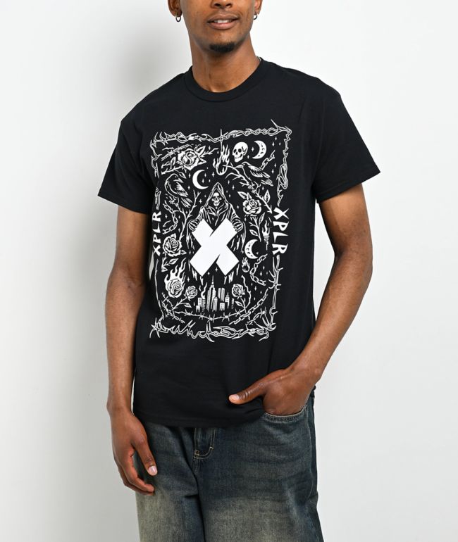 XPLR Horror City Black T-Shirt - XPLR