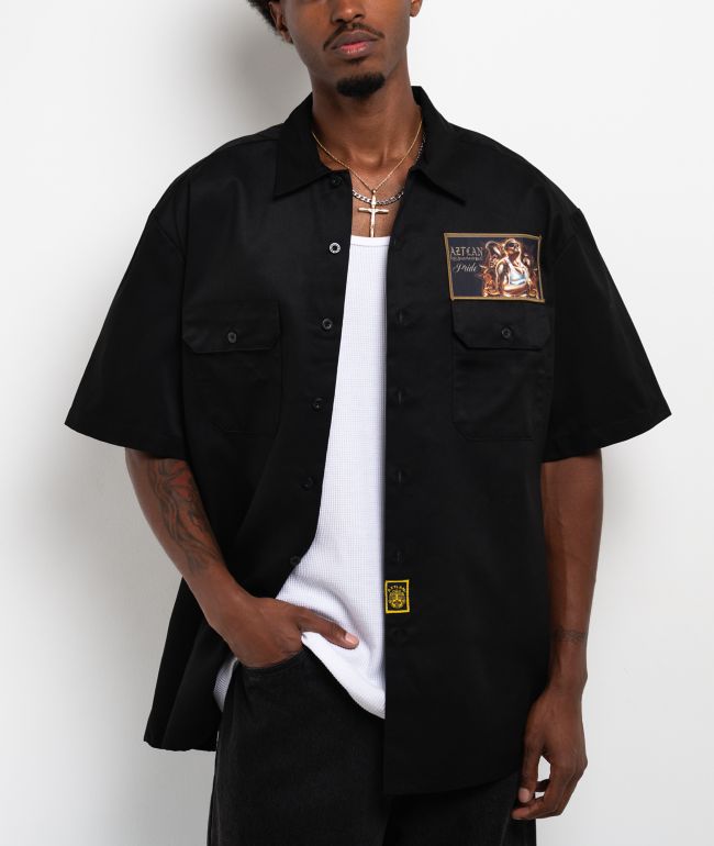 DGA Aztlan Pride Black Work Shirt - DGA