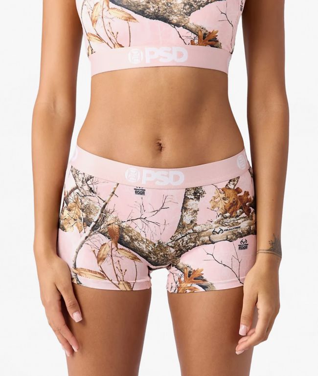 PSD x Realtree Pink Camo Boyshort Underwear - PSD Underwear