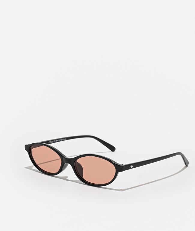 Sad Eyewear Celeste Gloss Black & Bronze Polarized Sunglasses - Sad Eyewear