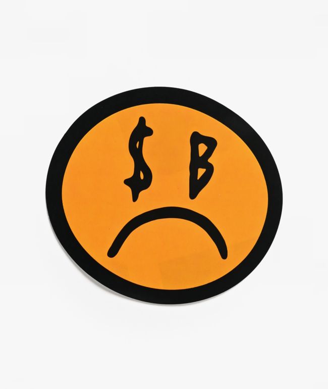 $AD BOYZ by Junior H Smiley Sticker - SAD BOYZ