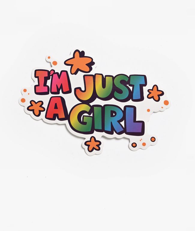 COLORYOURWORLD Girl Sticker - COLORYOURWORLD