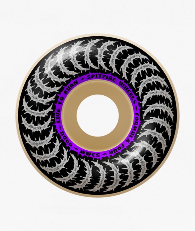 Spitfire Deathmask II Formula Four Classic 53mm 99a White Skateboard Wheels - Spitfire