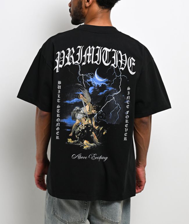 Primitive Clash Black T-Shirt - Primitive