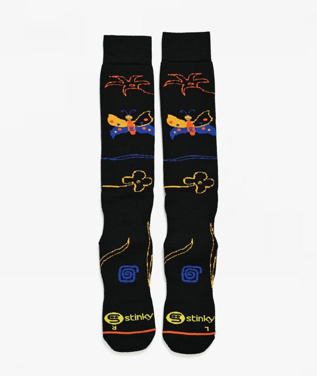 Stinky Socks Dark Existence Merino Snowboard Socks - Stinky Socks