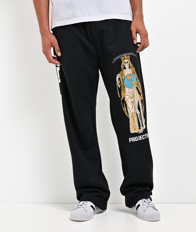 Deftones x Brooklyn Projects Muerte Black Sweatpants - Brooklyn Projects