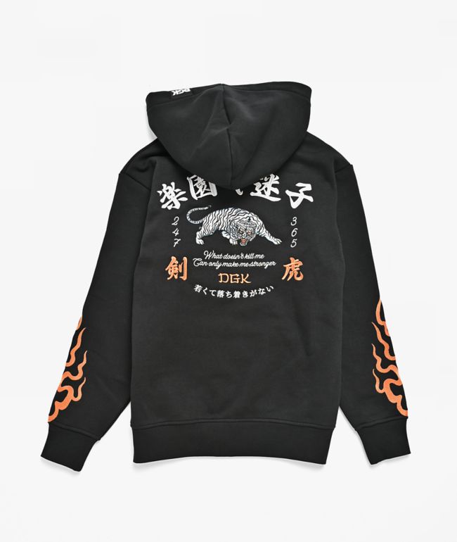 DGK Kids Roamer Black Zip Hoodie - DGK
