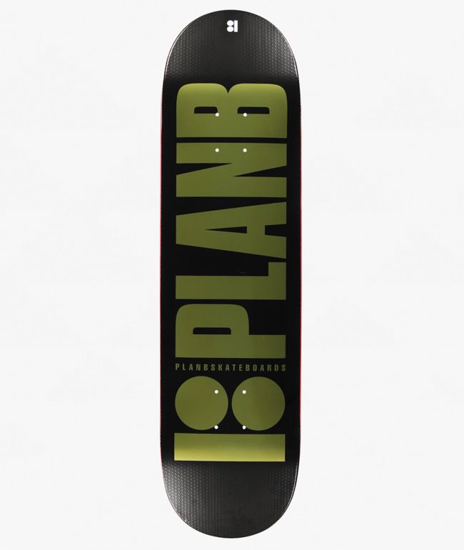 Plan B OG Gold 8.5" Skateboard Deck - Plan B Skateboards