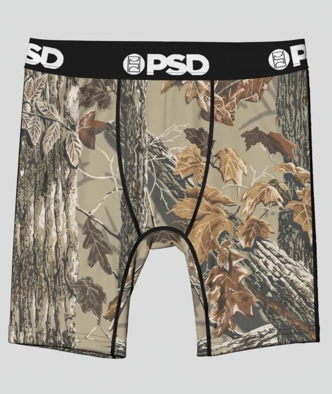 PSD x Realtree Kids Xtra Grey Camo Boxer Briefs - PSD Underwear