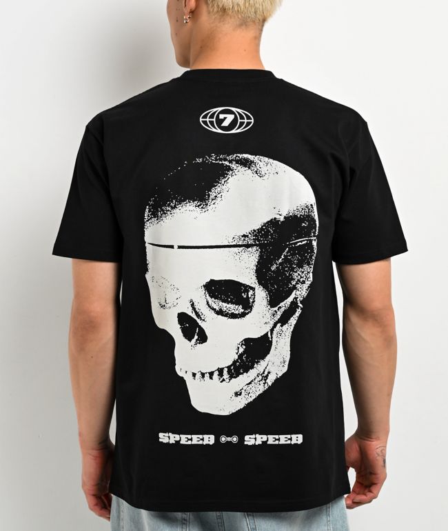 IShowSpeed Skull Black T-Shirt - IShowSpeed