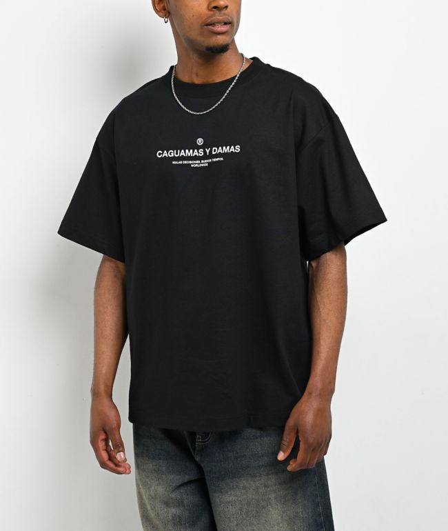 40s & Shorties Logotipo Black T-Shirt - 40s & Shorties