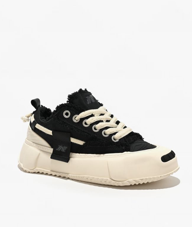 Javi Elevate Black & White Shoes - Javi