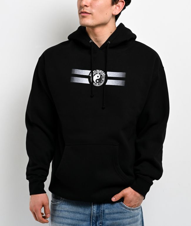 Sci-Fi Fantasy Yin & Yang Black Hoodie - Sci-fi Fantasy